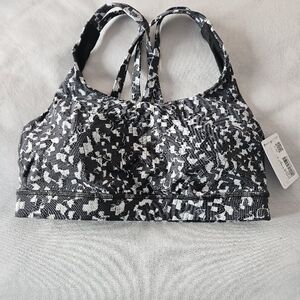 Nike Black and White Sports Bra